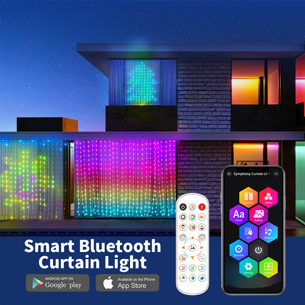 Smart Garden Rooms - Guirlandes lumineuses LED RGB intelligentes pour