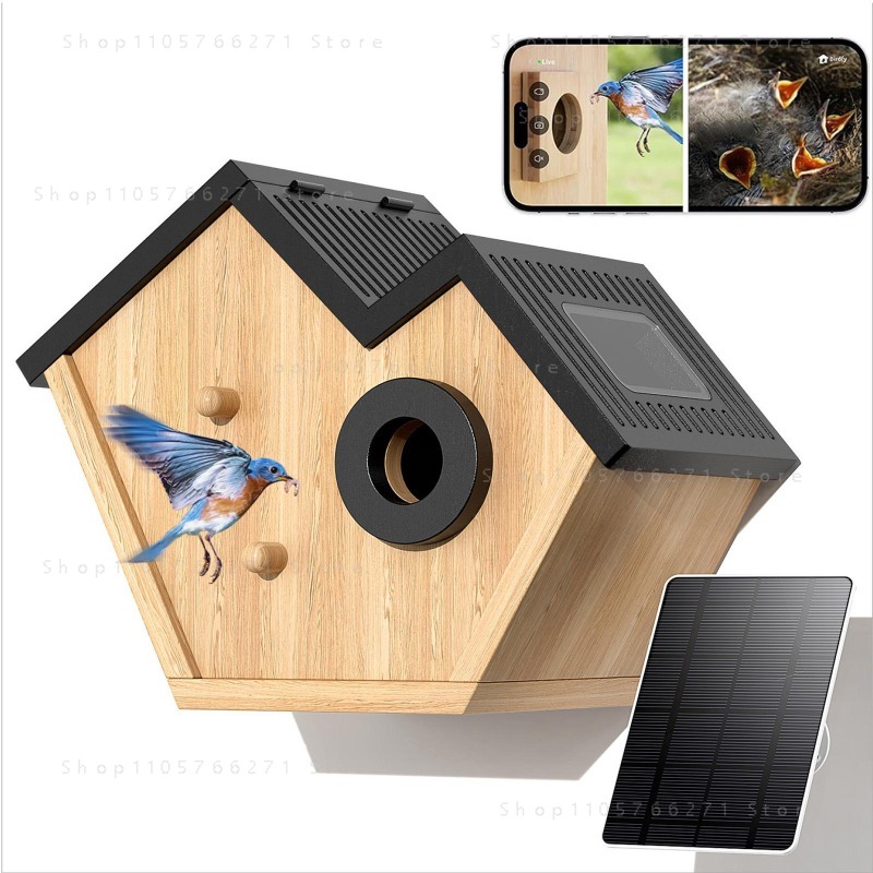 Smart Garden Box - Nichoir intelligent pour oiseaux avec caméra,