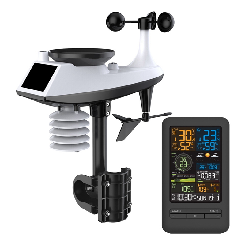 Rain Gauge Digital - Alarme de station météo numérique Tuya,