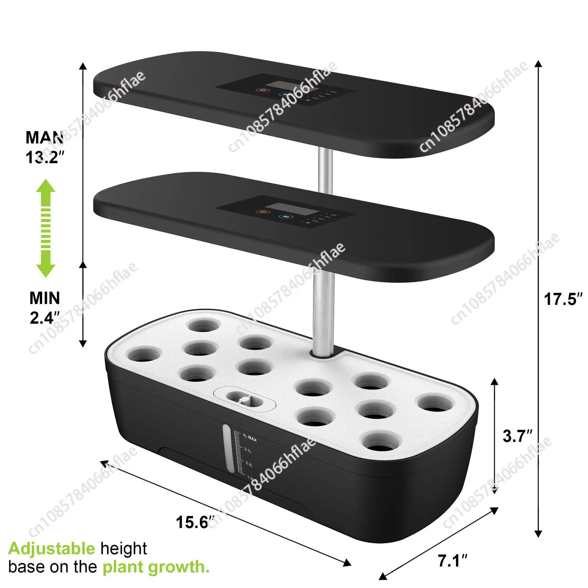 Indoor Herb Garden Kit - Système de culture hydroponique à 12