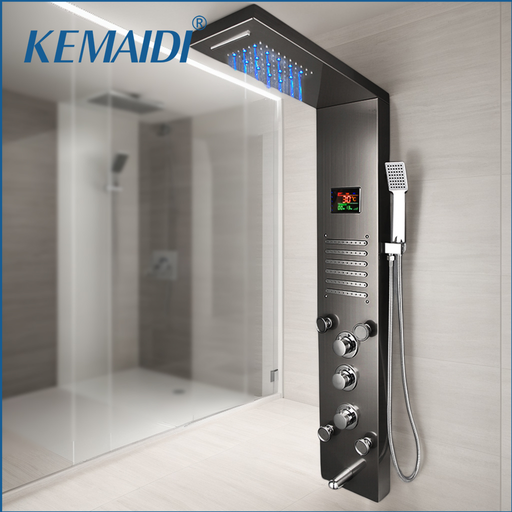 Rain Gauge Digital - KEMAIDI ensemble de panneaux de douche