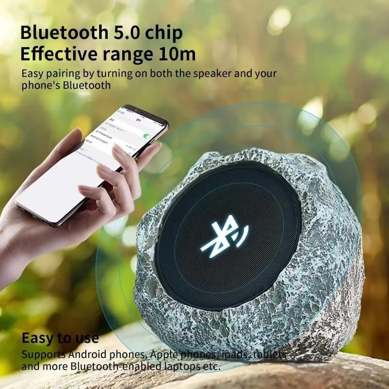 Smart Garden Box - Haut-parleurs Bluetooth à charge solaire, boîte