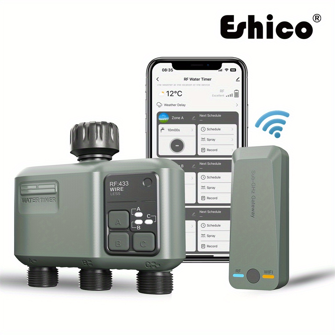 App Smart Garden - Minuterie d'arrosage intelligente Eshico : système