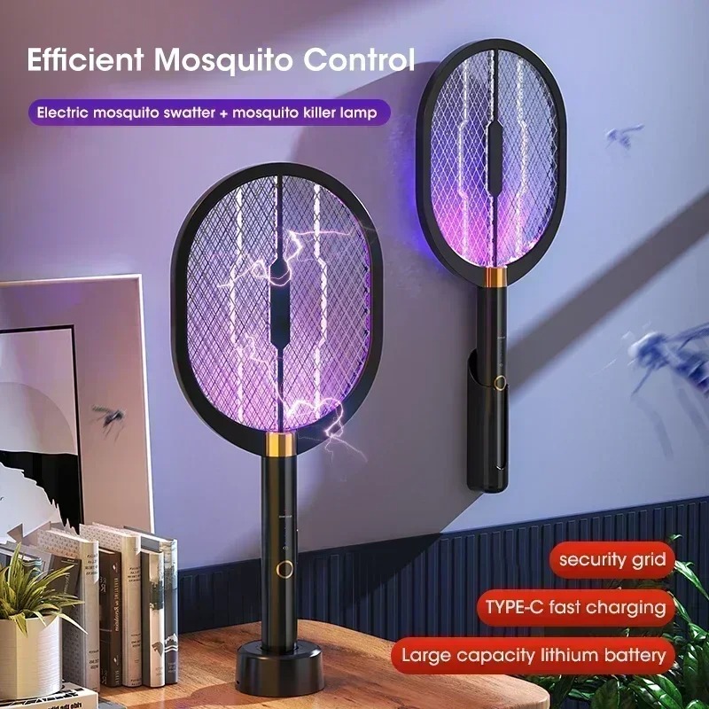 Smart Garden Indoor - Raquette électrique anti-moustiques rechargeable 3000V avec