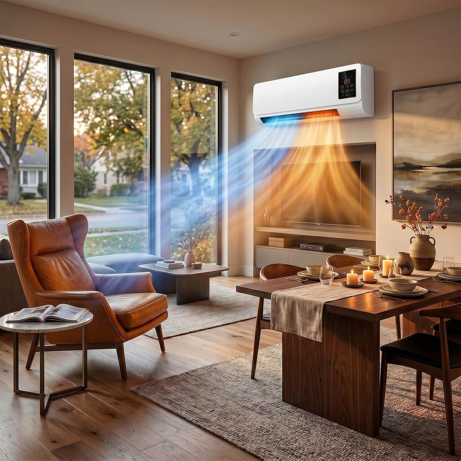 Smart Garden Rooms - Ventilateur et chauffage combinés à montage