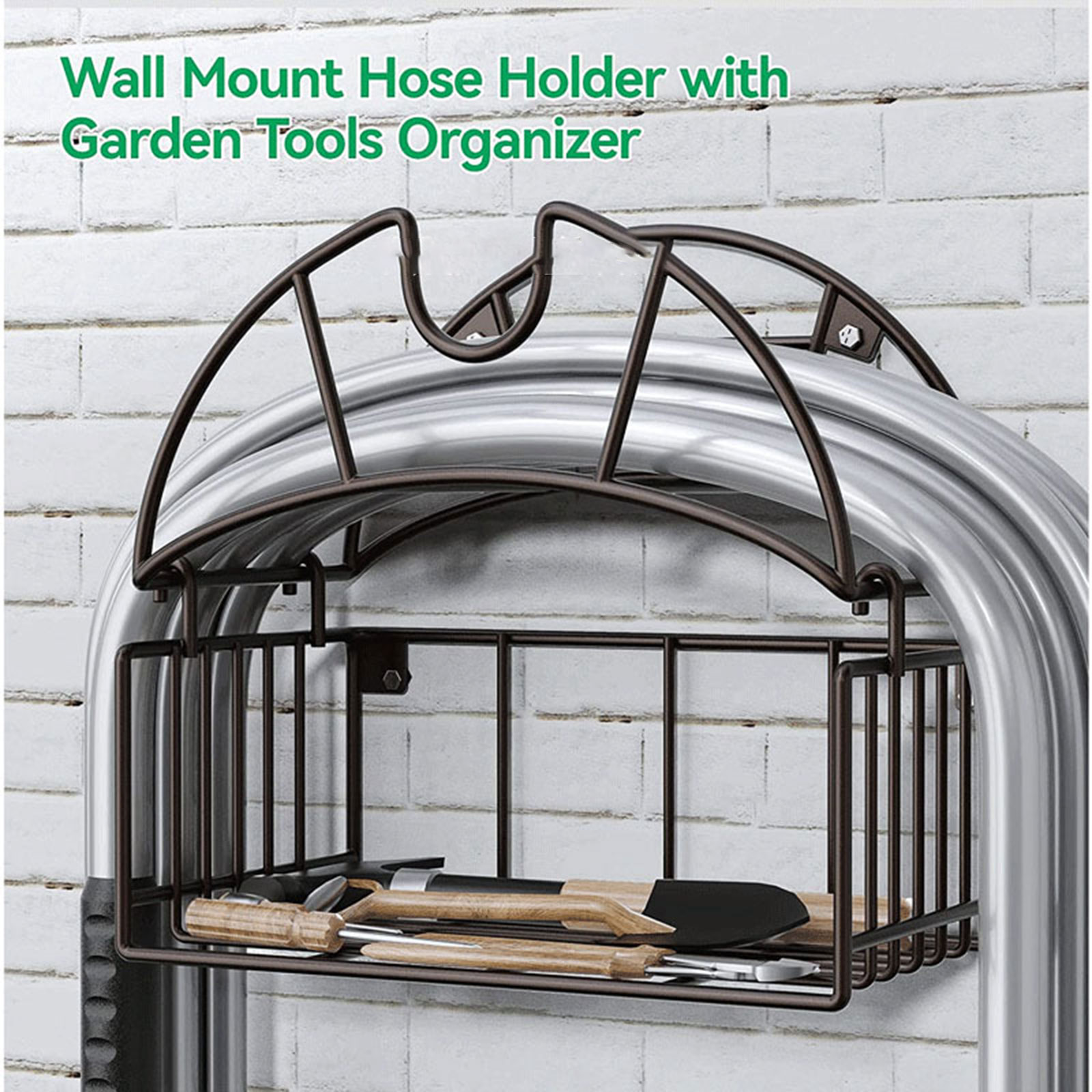 Smart Garden Storage - Support mural pour tuyau d'arrosage, avec