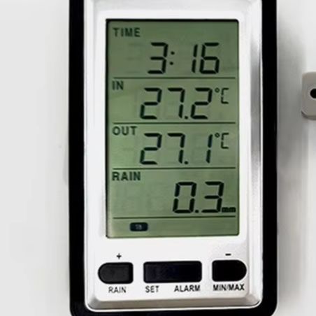 Rain Gauge Digital - Station météo numérique sans fil avec