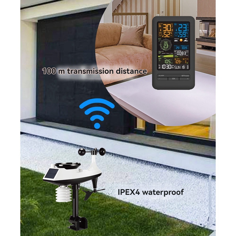 Alarme de station météo numéri - Rain Gauge Digital avis et prix