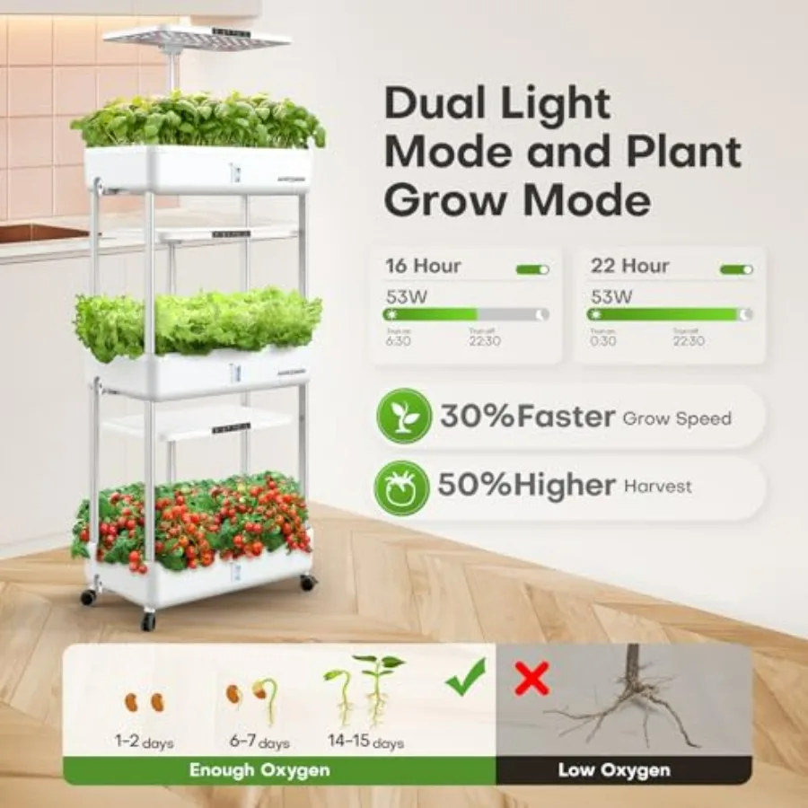 Système de culture hydroponiqu - Indoor Herb Garden Kit avis et prix