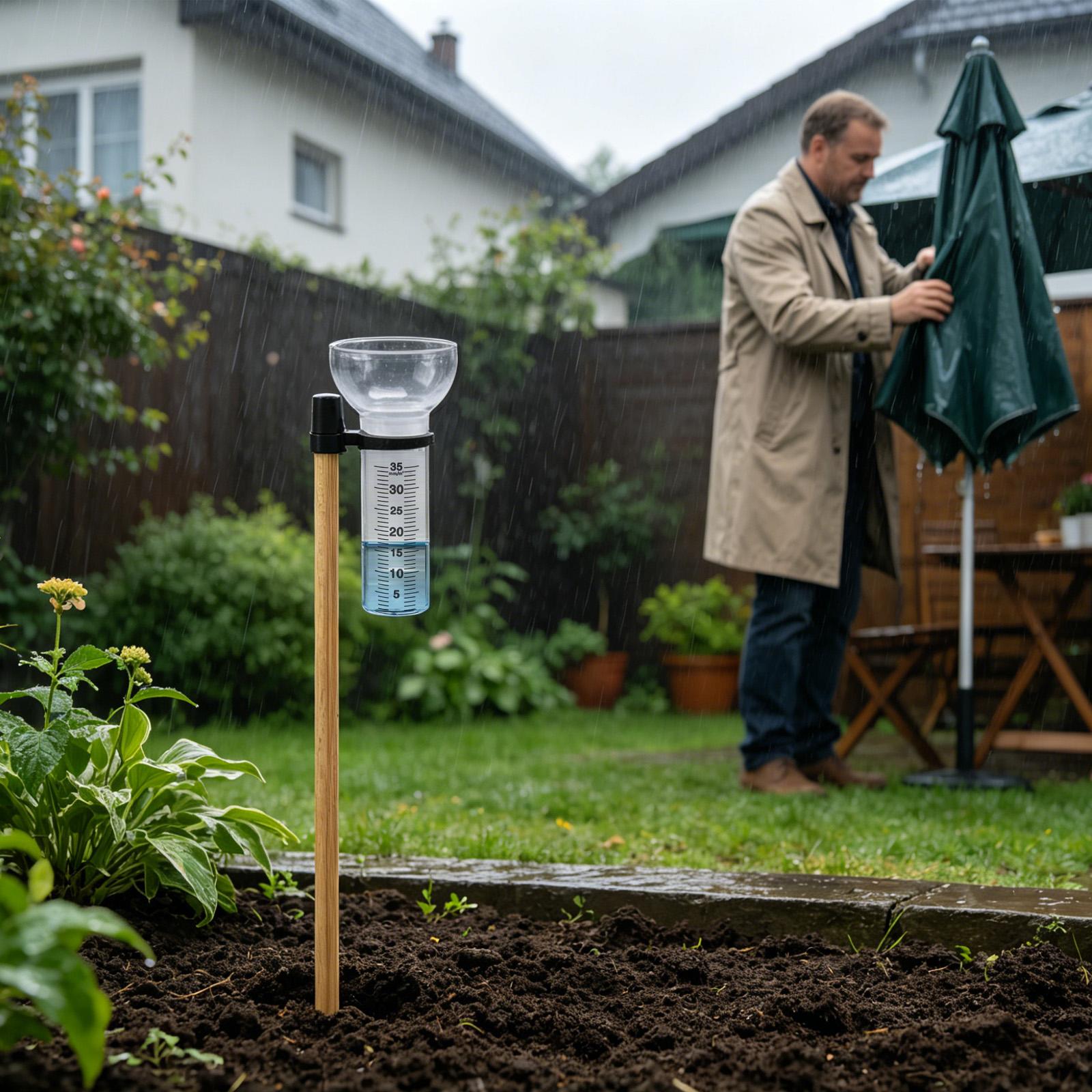 Pluviomètre 2 pièces avec coup - Rain Gauge Digital avis et prix