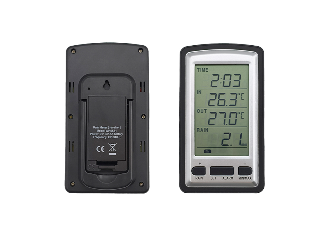 Pluviomètre sans fil avec ther - Rain Gauge Digital avis et prix