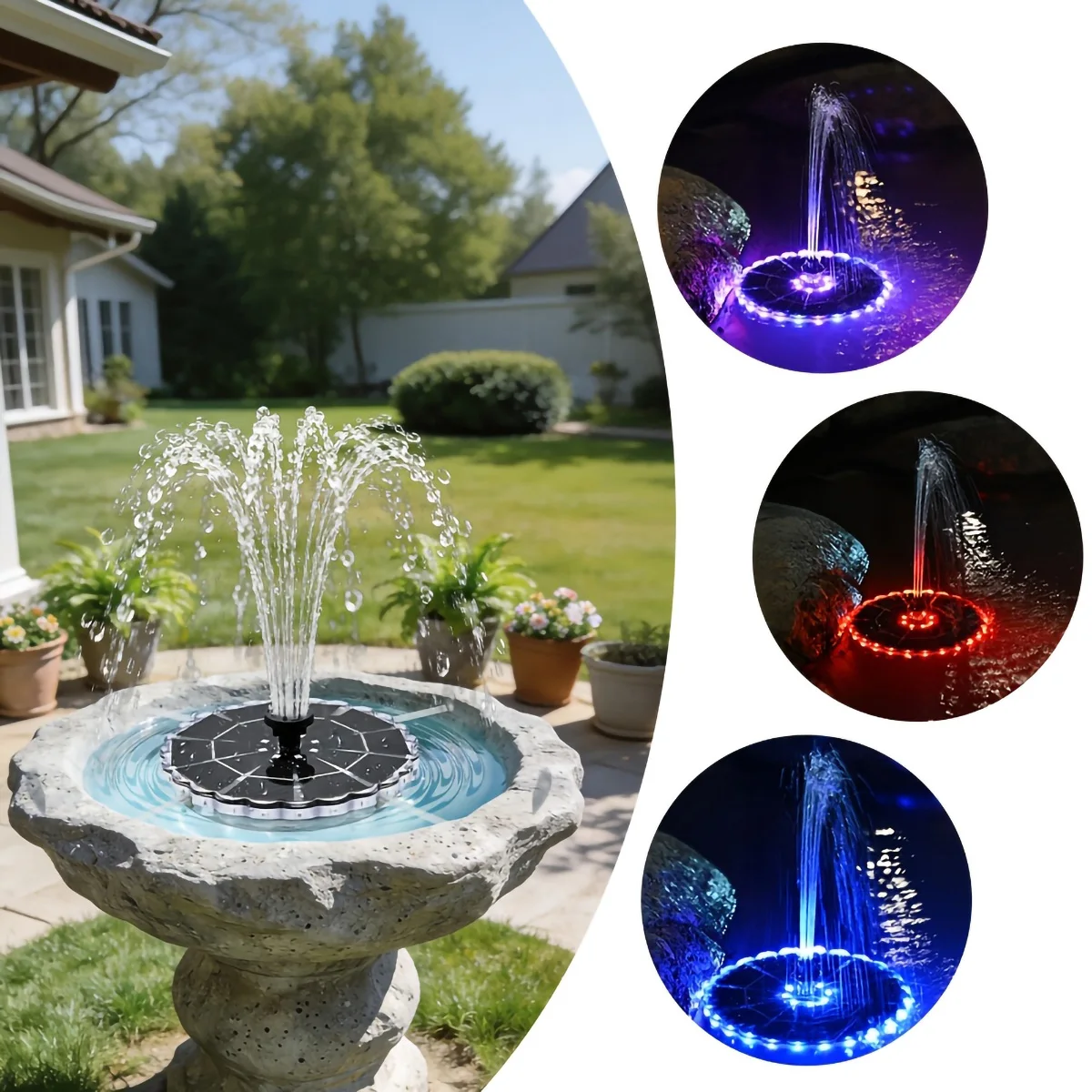 Fontaine solaire extérieure 3, - Smart Garden Indoor avis et prix