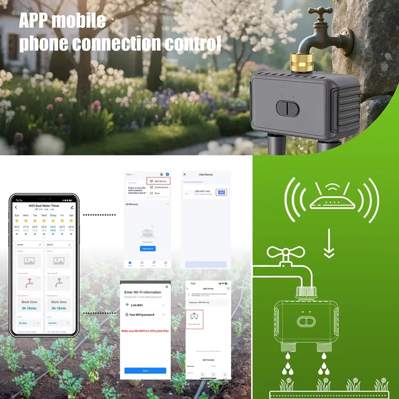 Programmateur d'arrosage intel - App Smart Garden avis et prix