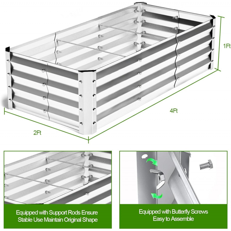 Grand kit de jardinière galvan - Smart Garden Storage avis et prix
