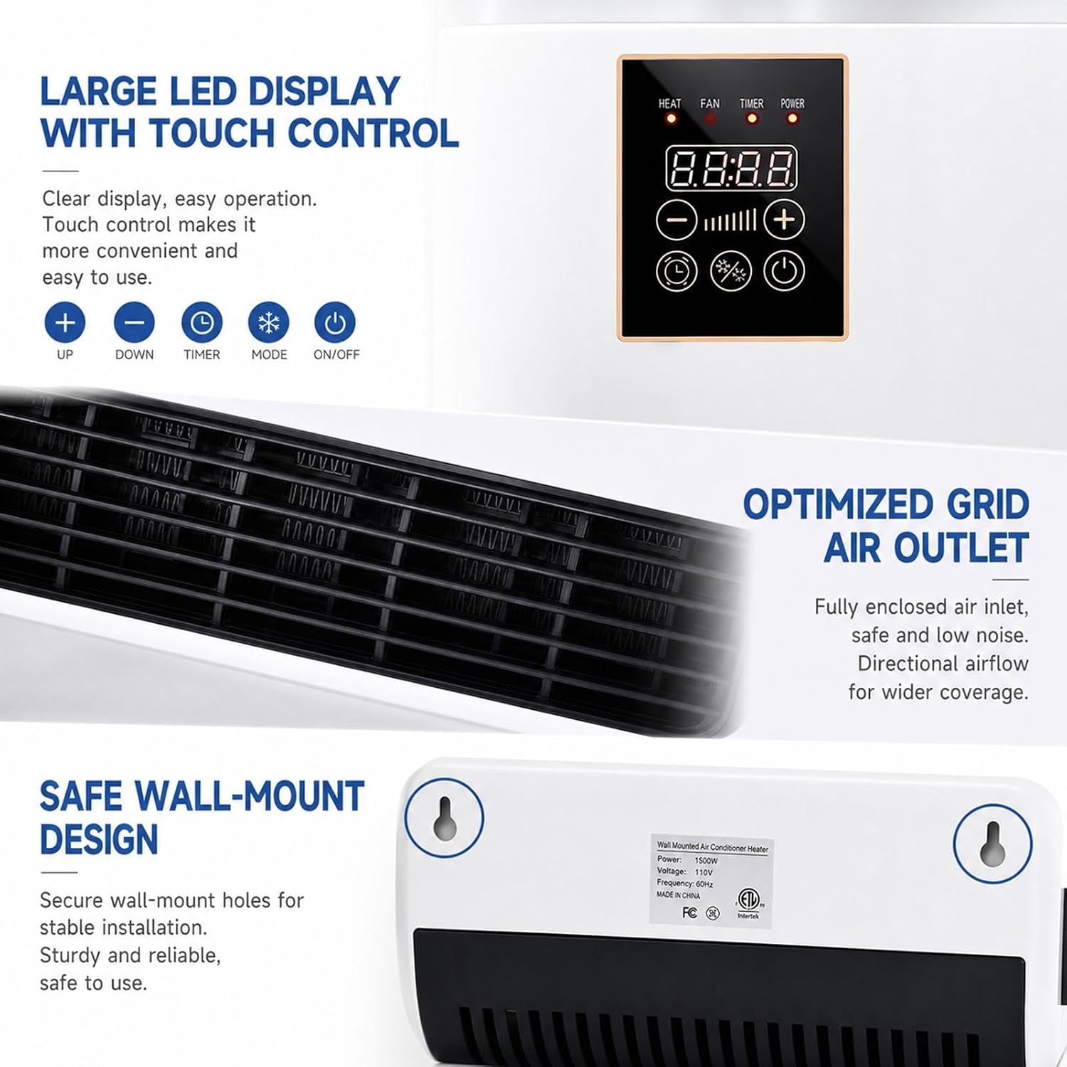 Climatiseur mural 2-en-1, mini - Smart Garden Rooms avis et prix
