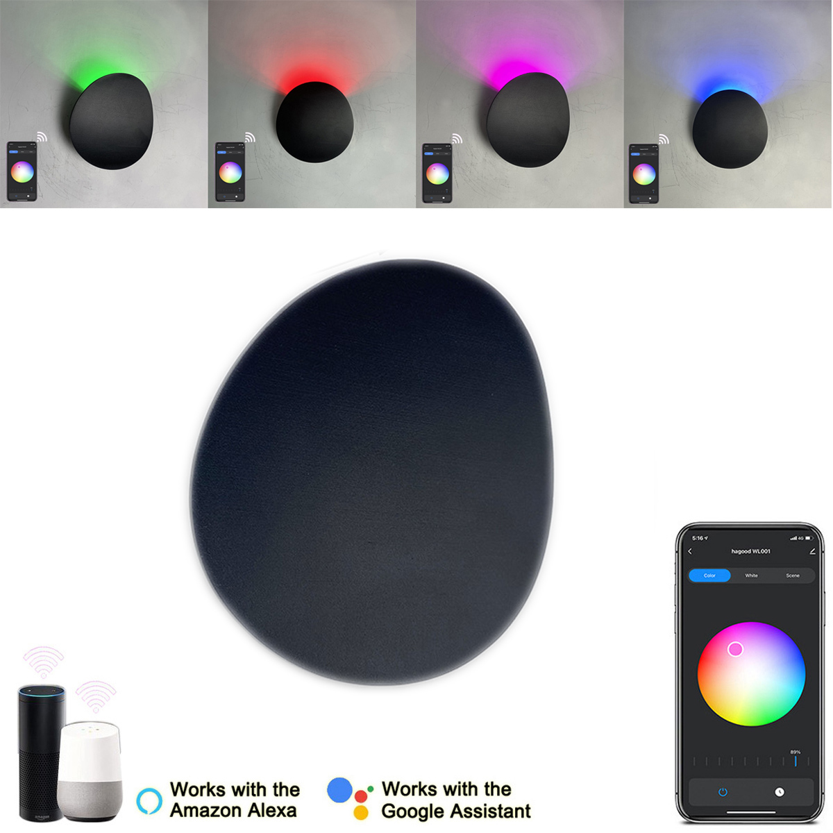 Applique Murale LED RGBW Intel - Smart Garden Rooms avis et prix