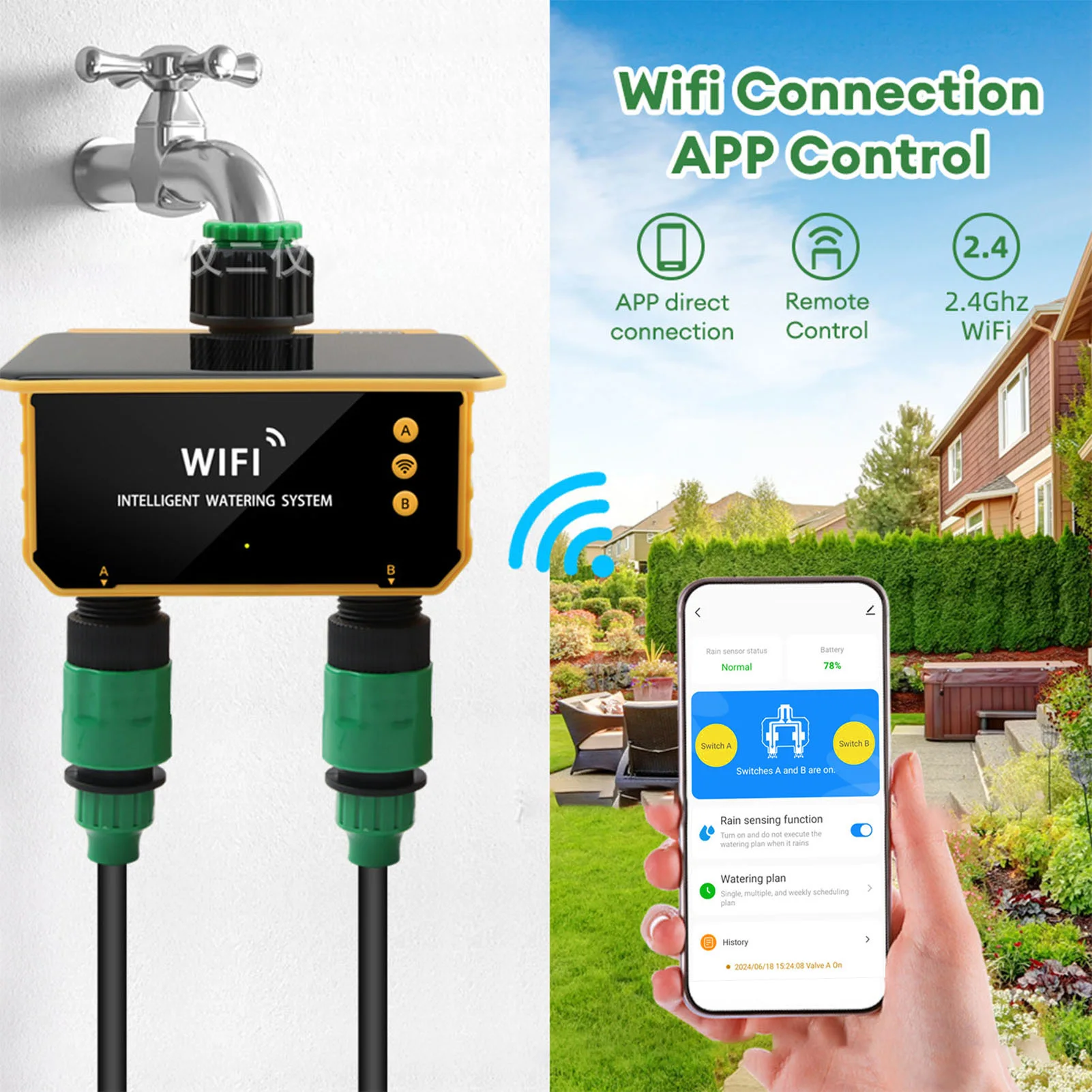 Programmateur d'arrosage intel - App Smart Garden avis et prix