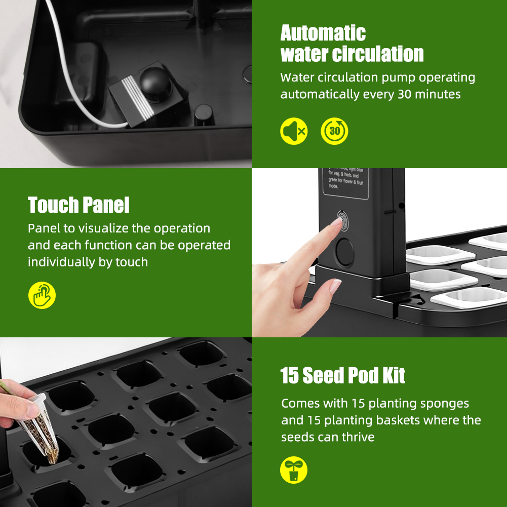 【Nouveauté】Kit de jardin hydro - Indoor Herb Garden Kit avis et prix